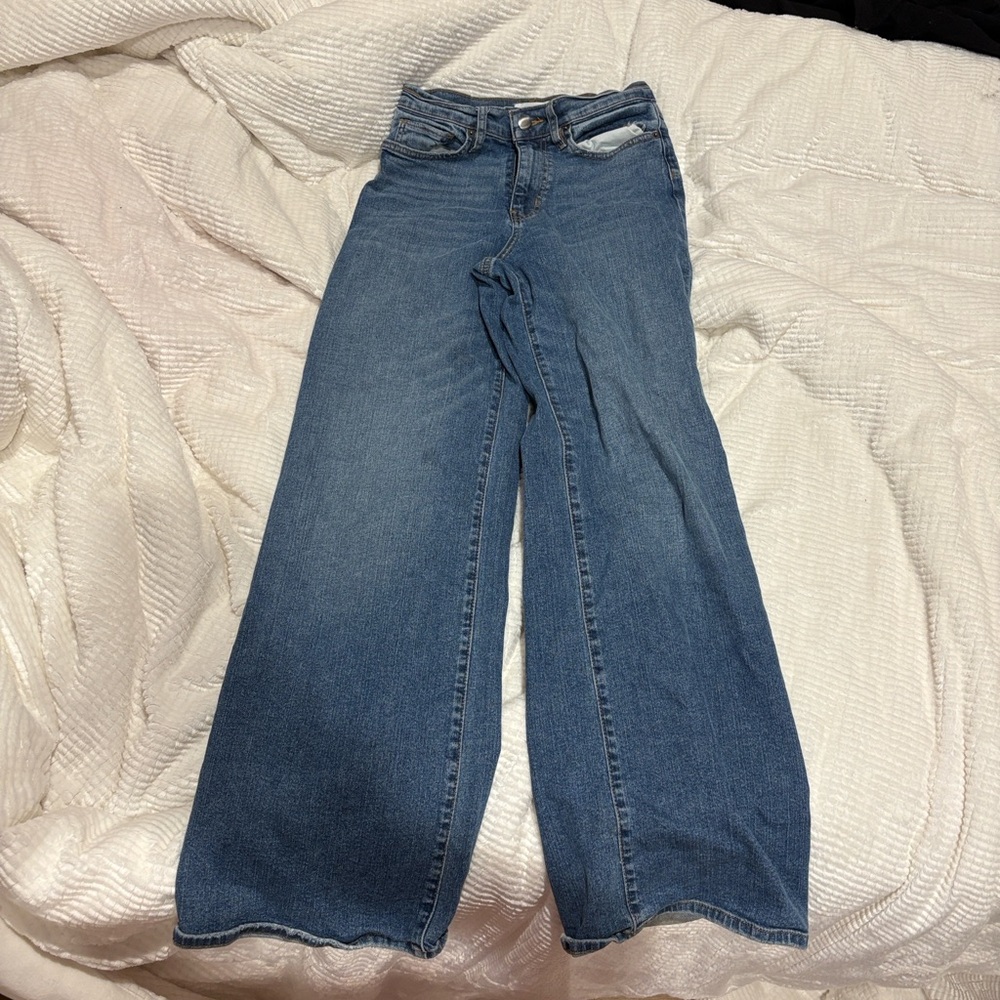 Frame Denim Light Blue Flare Jeans